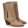 Damen Alma en pena Stiefel | Alma En Pena Cowboy Boots Crosta Vison- Beige