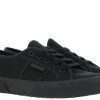 Damen Superga Schnurschuhe | Superga Sneaker 2750 Cotu Total Black