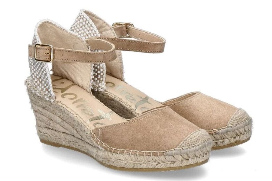 Damen Vidorreta Keilschuhe | Vidorreta Keilsandale Serraje Arena Clavel Natural