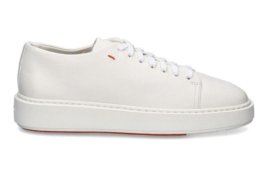 Damen Santoni Sneaker | Santoni Sneaker Tennis Nappa White