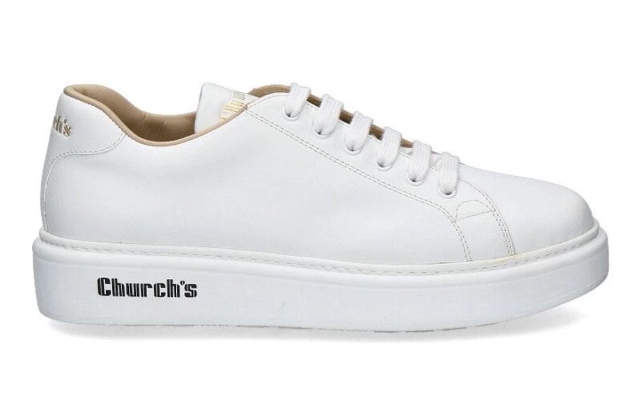 Damen Church's Sneaker | Church'S Sneaker Mach 1 White Soft Calf