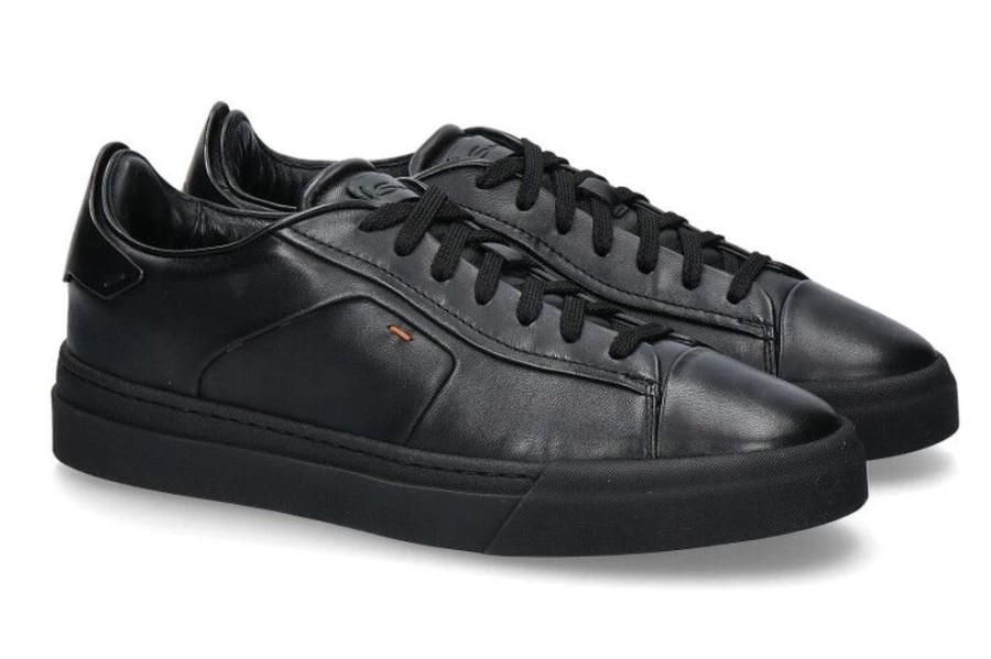 Herren Santoni Sneakers | Santoni Sneaker Mbgt Black