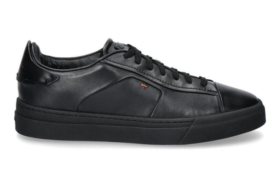 Herren Santoni Sneakers | Santoni Sneaker Mbgt Black