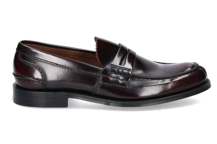 Herren Church's Slippers | Church'S Loafer Tunbridge Bookbinder Burgundy (44)