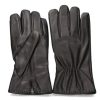 Herren Restelli Handschuhe | Restelli Herren- Lederhandschuhe Nappa Nero- Lammleder/ Schwarz