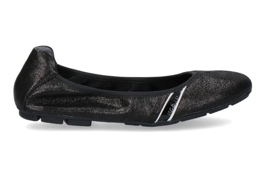 Damen Hogan Ballerinas | Hogan Ballerina Argento Nero Lucide (41)