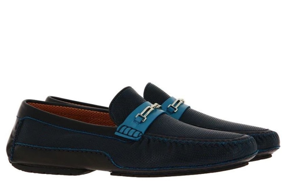 Herren Moreschi Mokassins | Moreschi Mokassin Urano Blu Scuro (41U00Bd)