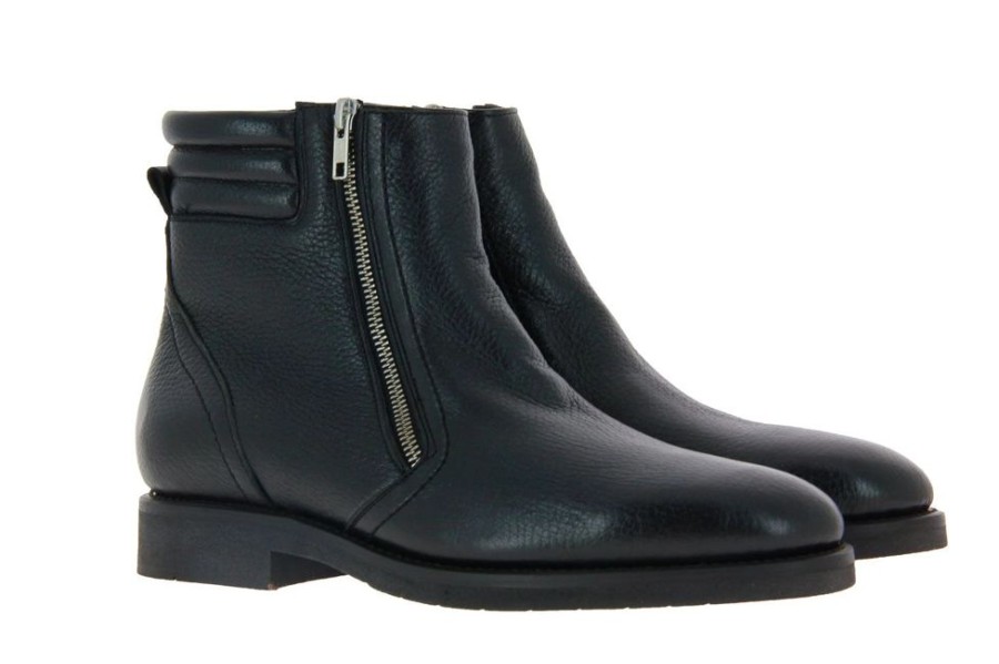 Herren Cordwainer Stiefeletten / Stiefel | Cordwainer Stiefelette Gefu00Fcttert Deerskin Black (44U00Bd)