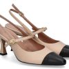 Damen Bianca Di Pumps | Bianca Di Slingpumps Nappa Cappuccio Cuoio