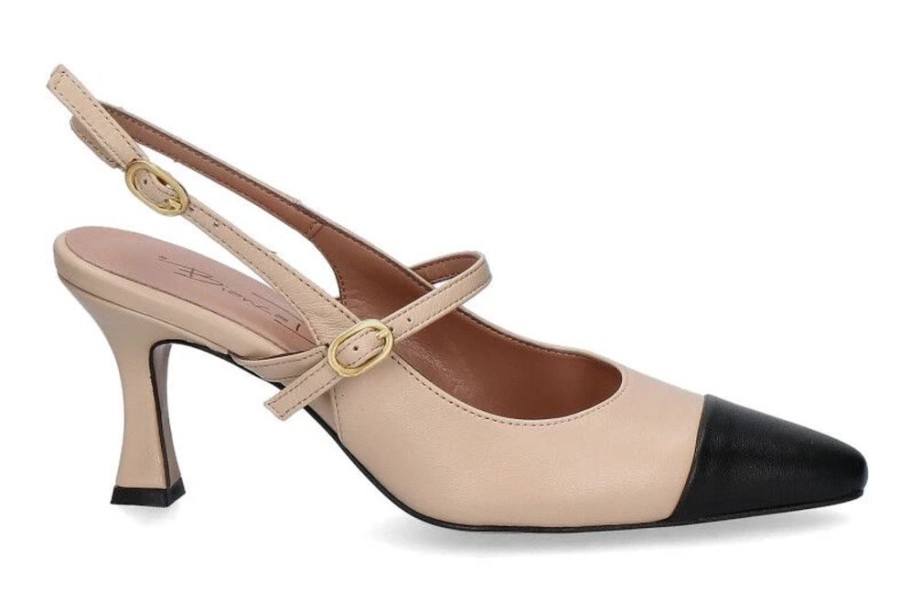 Damen Bianca Di Pumps | Bianca Di Slingpumps Nappa Cappuccio Cuoio