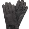 Damen Hugo Boss Handschuhe | Hugo Boss Handschuhe Helkop Lammleder Schwarz (90)