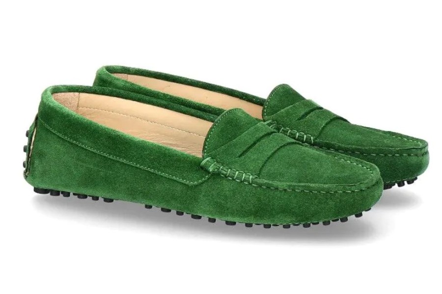 Damen ScarpaRossa Slipper | Scarparossa Damen-Mokassin Gomera Kiwi