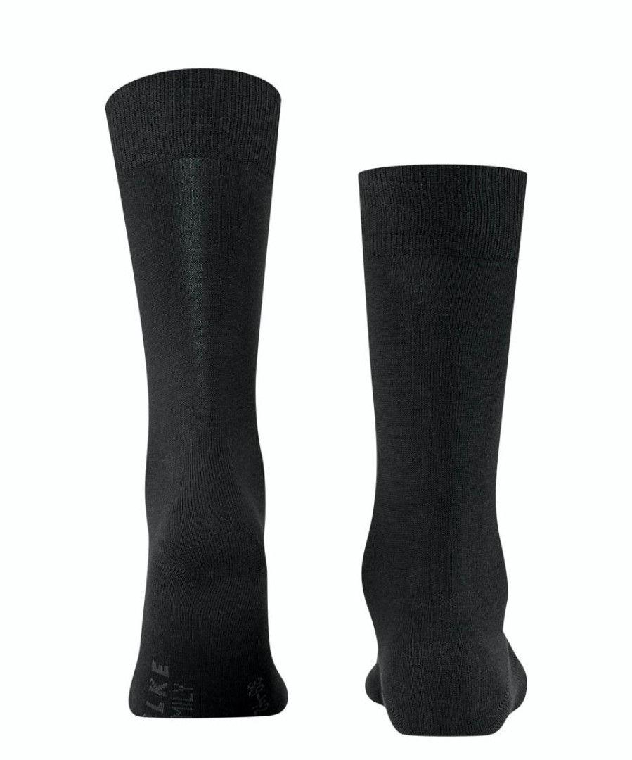 Damen Falke Socken | Falke Family 3-Pack Damen Socken Black