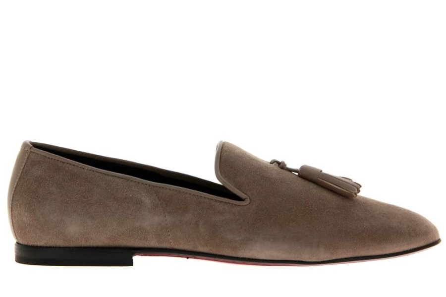 Herren Fernando Pensato Slippers | Fernando Pensato Loafer Clyde Camoscio Taupe (41)