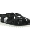 Herren Emozioni Offene Schuhe | Emozioni Sandale Leather Black