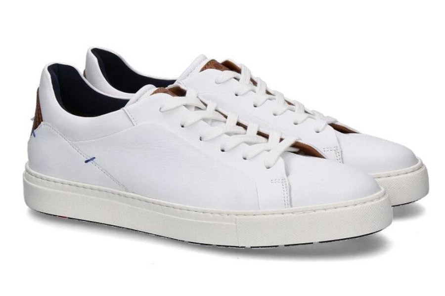 Herren Lloyd Sneakers | Lloyd Sneaker Majuro Melody Crema White Whisky