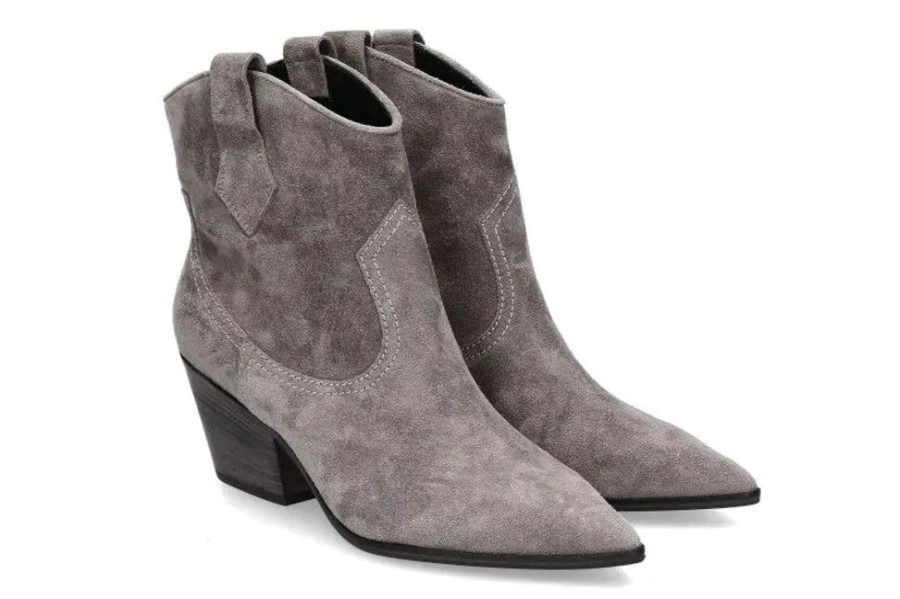 Herren Kennel und Schmenger Stiefeletten / Stiefel | Kennel & Schmenger Cowboy Bootie Dallas Suede- Nebbia