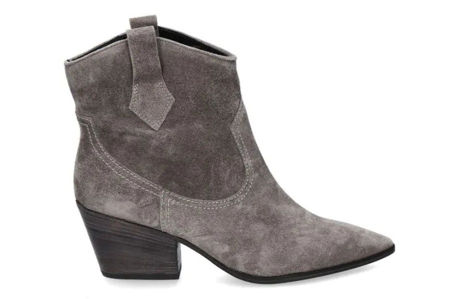 Herren Kennel und Schmenger Stiefeletten / Stiefel | Kennel & Schmenger Cowboy Bootie Dallas Suede- Nebbia