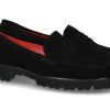 Damen Pas de rouge Slipper | Pas De Rouge Slipper Marta Camoscio Nero (39)