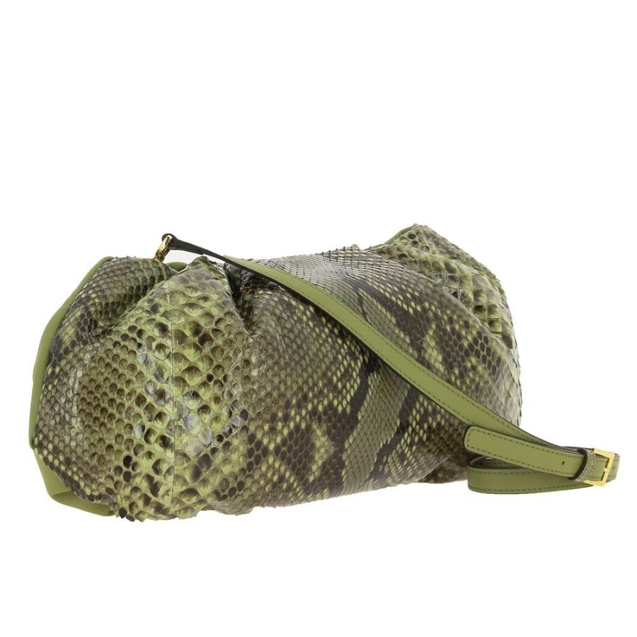 Damen Silvano Biagini Taschen | Silvano Biagini Clutch Pitone Verde Militare