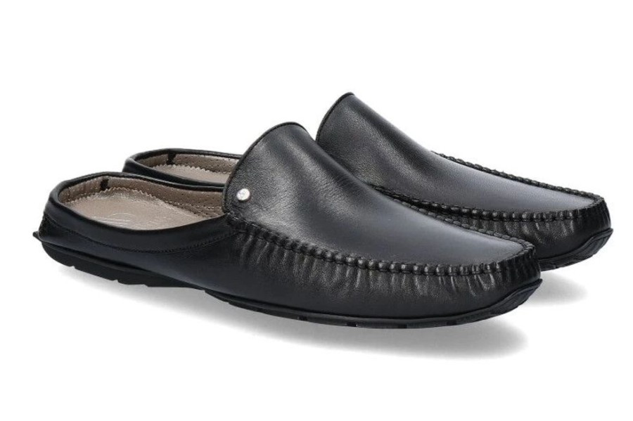 Herren Aldo Brue Offene Schuhe | Aldo Bruu00E8 Mule Nappa Lux Nero