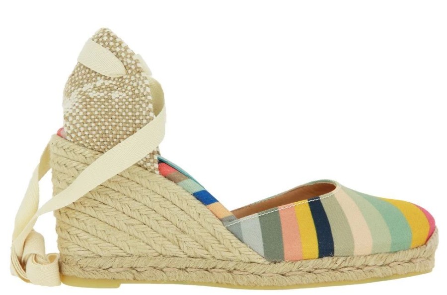 Damen Castaner Espadrilles | Castaner Keilsandale Carina Multicolor