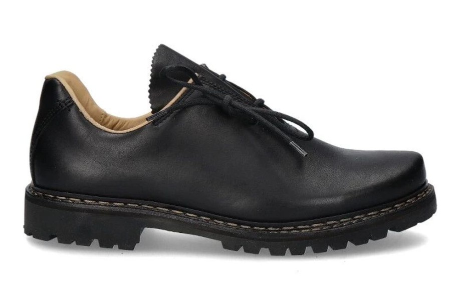 Herren dirndl + bua Trachtenschuhe | Dirndl + Bua Trachtenschuh Trapper Black (46)