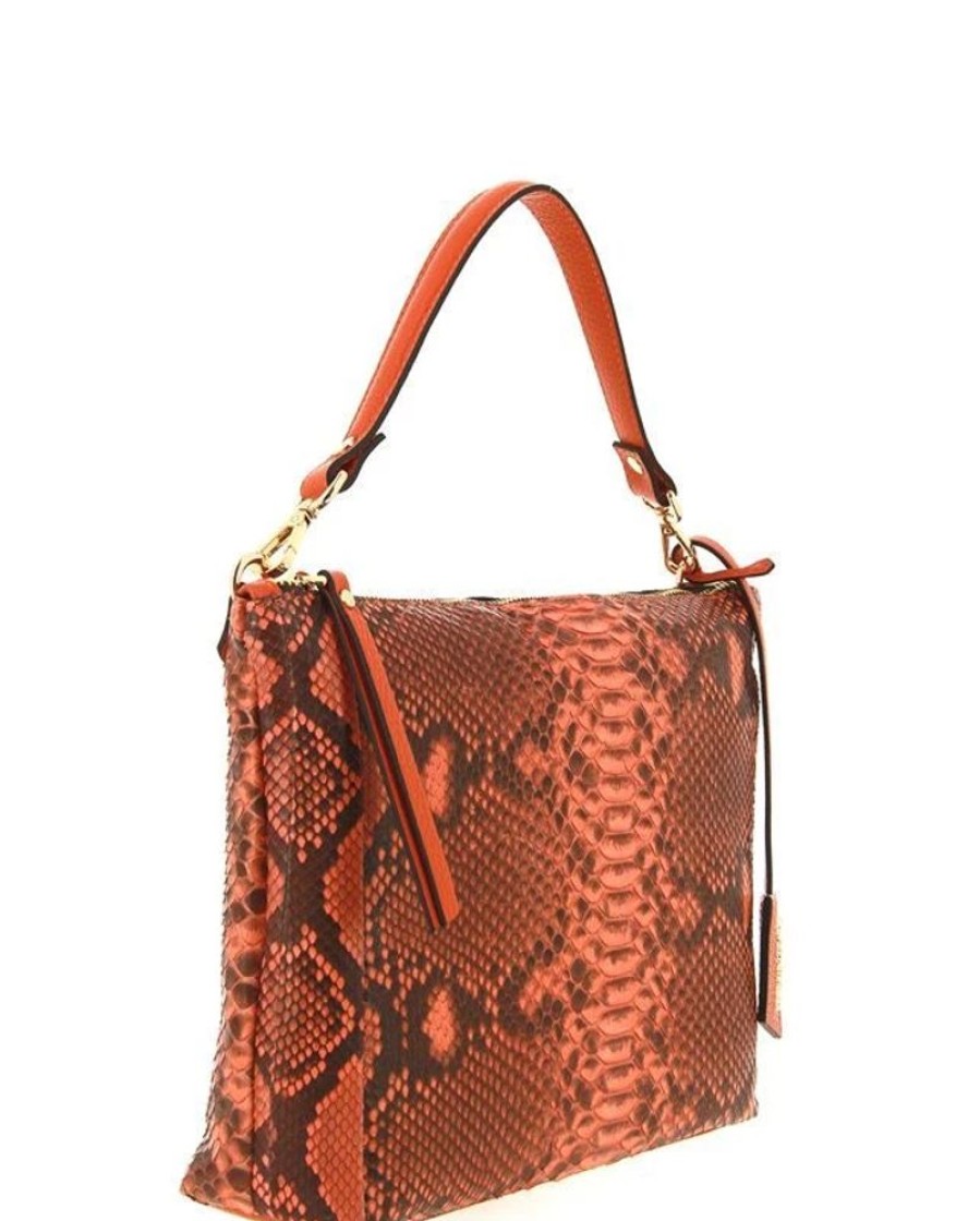 Damen Carol J. Taschen | Carol J. Tasche Pithon Dollaro Orange