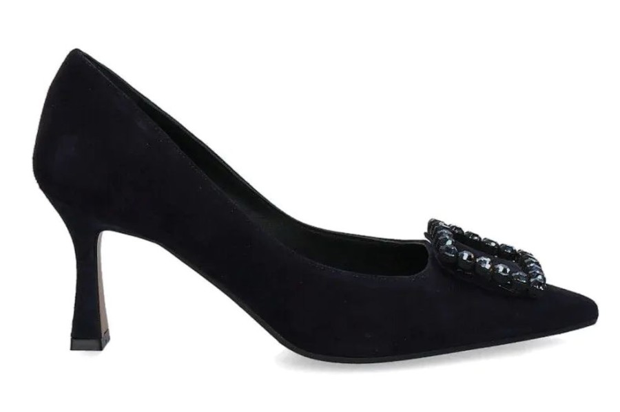 Damen Roberto Festa Pumps | Roberto Festa Pumps Lilly Camoscio Blue Navy