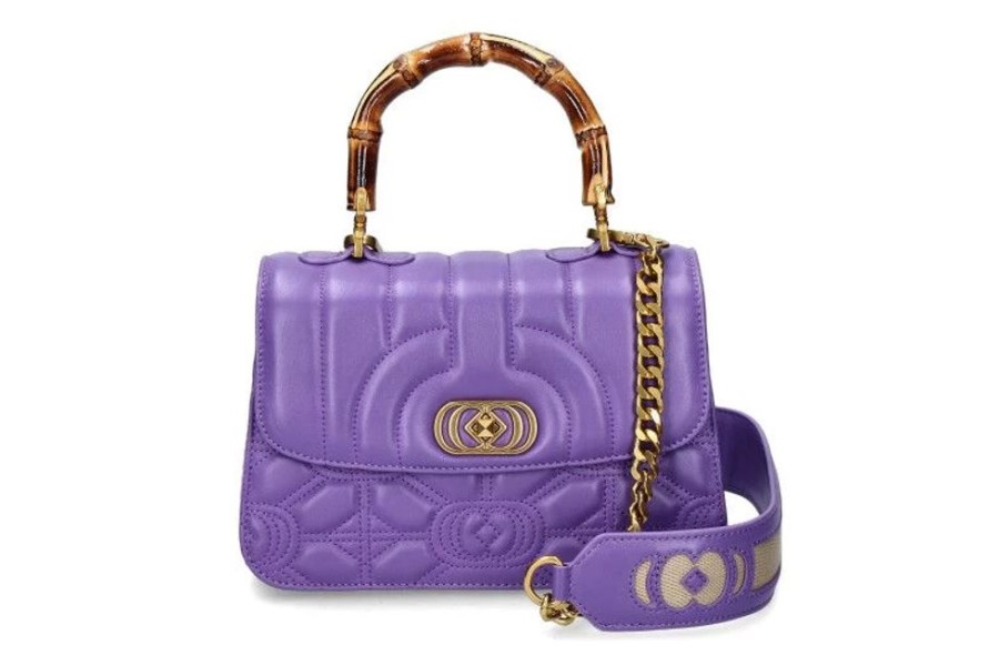 Damen La Carrie Taschen | La Carrie Henkeltasche Leather Violet