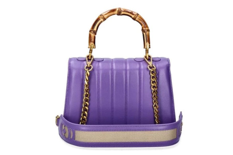 Damen La Carrie Taschen | La Carrie Henkeltasche Leather Violet