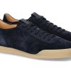 Herren Santoni Sneakers | Santoni Sneaker Camoscio Dark Blu (43U00Bd)