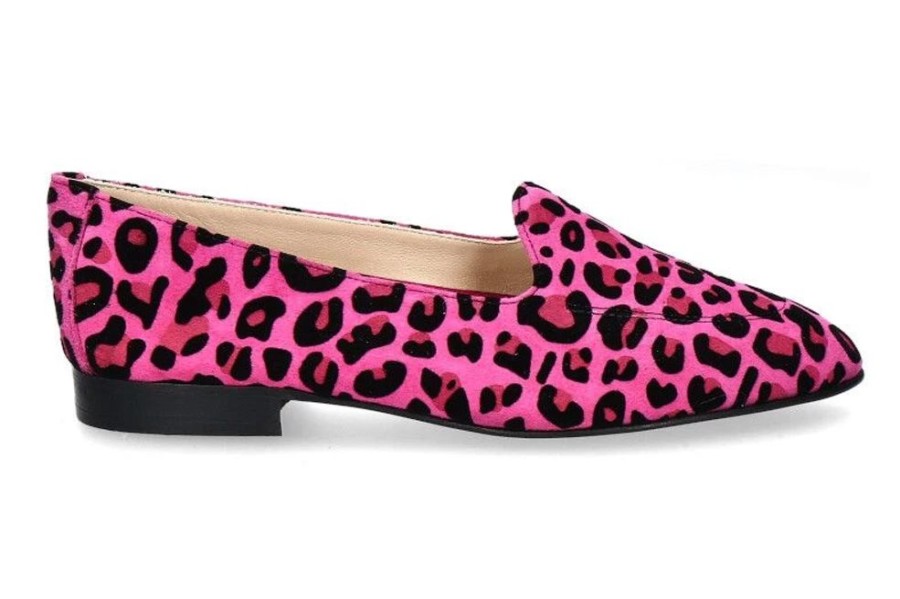 Damen ScarpaRossa Slipper | Scarparossa Slipper Benito Leopardino Fuxia