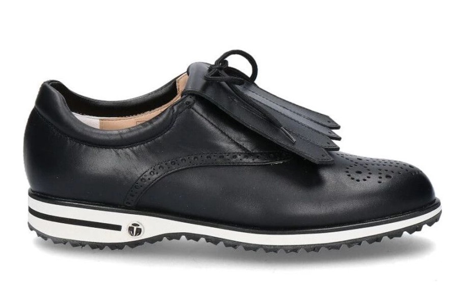 Damen Tee Golf Shoes Golfschuhe | Tee Golf Shoes Damen- Golfschuh Florence Vitello Nero Waterproof