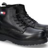 Herren Tommy Hilfiger Stiefeletten / Stiefel | Tommy Hilfiger Herren- Boot Ruberized Black- Schwarz