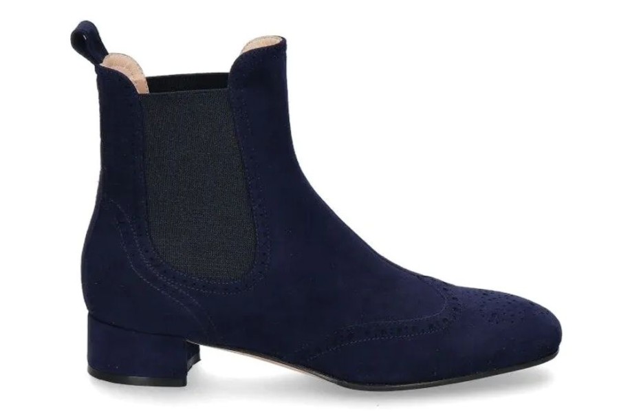 Damen Unu00fctzer Stiefeletten | Unu00Fctzer Chelsea Boot Camoscio Navy