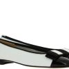 Damen Lorbac Ballerinas | Lorbac Ballerina Mefy Nappa Bianco Nero