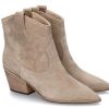 Damen Kennel und Schmenger Booties | Kennel & Schmenger Cowboy Boots Dallas Suede- Cookie