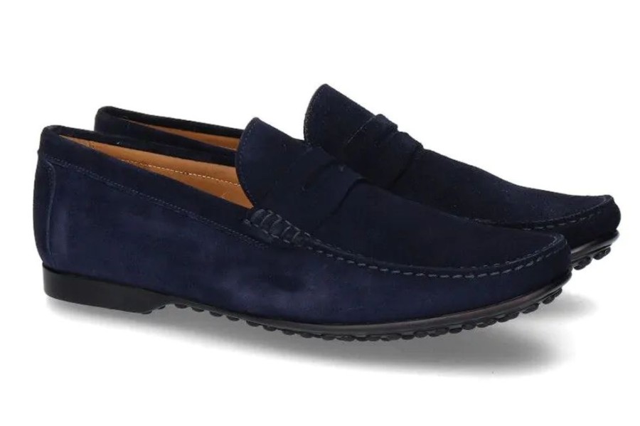 Herren Ludwig Reiter Mokassins | Ludwig Reiter Mokassin Penny Loafer Navy (42U00Bd)