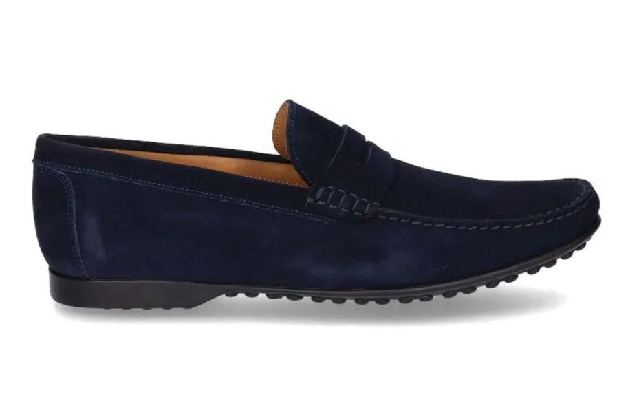 Herren Ludwig Reiter Mokassins | Ludwig Reiter Mokassin Penny Loafer Navy (42U00Bd)