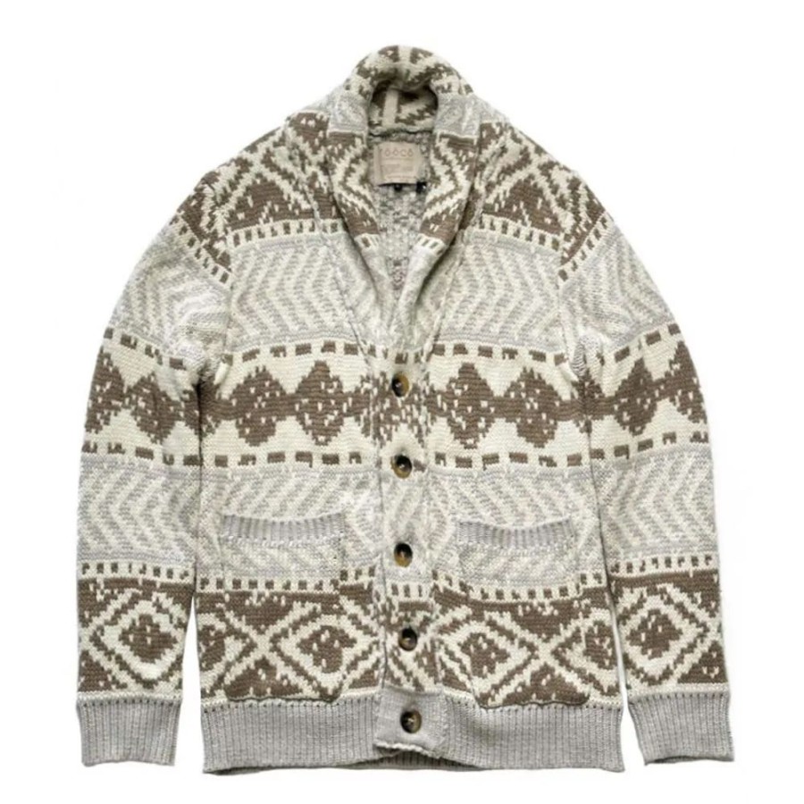 Herren Tooco Westen | Tooco Unisex- Cardigan Dune Sand