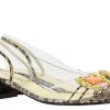 Damen Azuru00e9e Cannes Sandalen | Azuree Cannes Sandale Marani Leopol Motif Orange