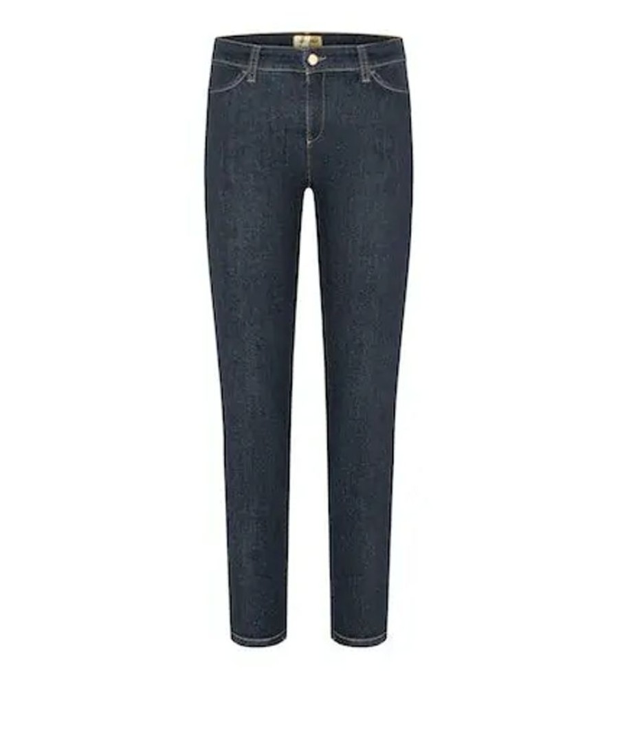 Damen Cambio Jeans | Cambio Jeans Piera Dark Hr Stretch -Modern Rinsed