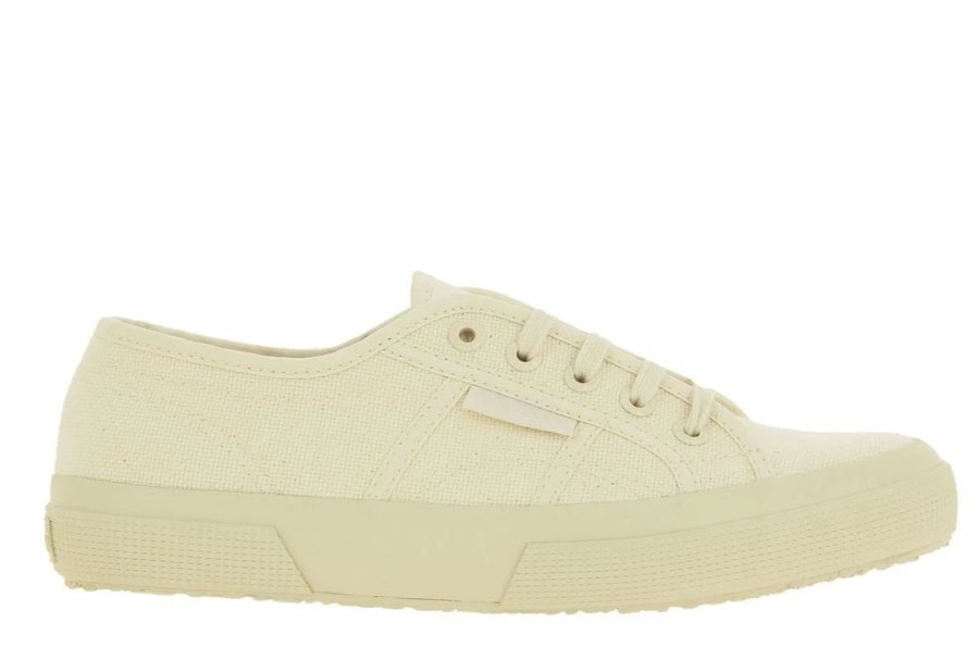 Damen Superga Schnurschuhe | Superga Sneaker 2750 Beige Raw