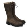 Damen dirndl + bua Stiefel | Dirndl + Bua Schnu00Fcrstiefel Antikbock Moor- Lodengru00Fcn