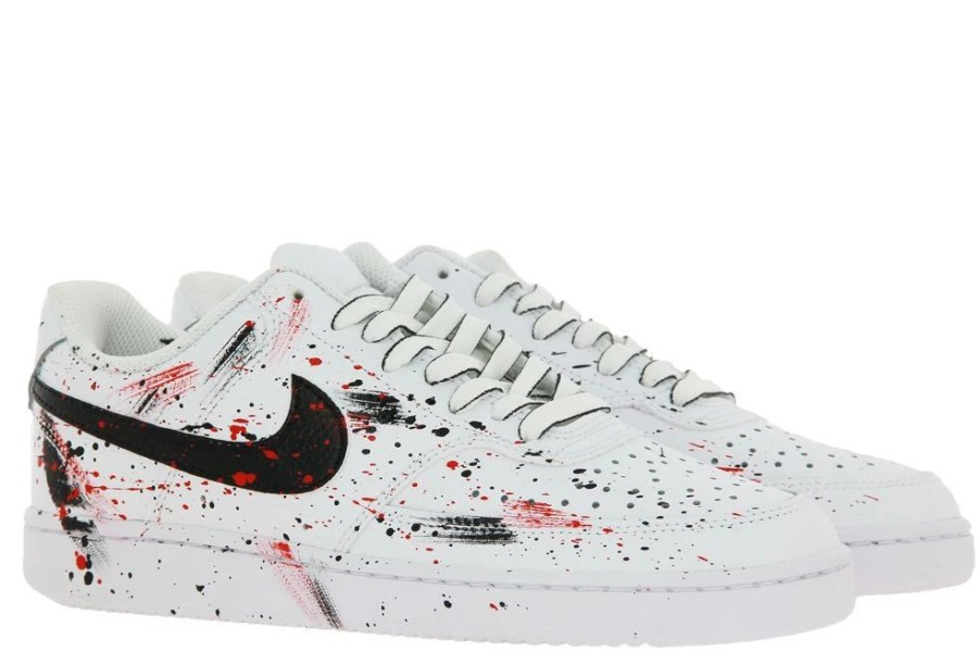 Damen Ballo Da Sola Sneaker | Nike Sneaker By Ballo Da Sola Court Vision Low White Red Black