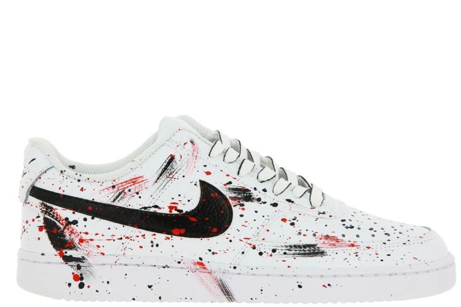 Damen Ballo Da Sola Sneaker | Nike Sneaker By Ballo Da Sola Court Vision Low White Red Black