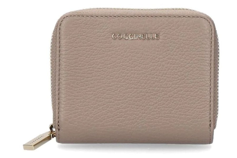 Damen Coccinelle Geldb?Rsen | Coccinelle Portemonnaie Magie- Beige