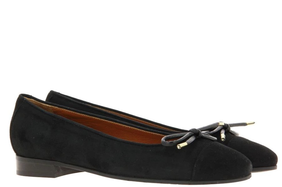 Damen ScarpaRossa Ballerinas | Scarparossa Ballerina Camoscio Nero