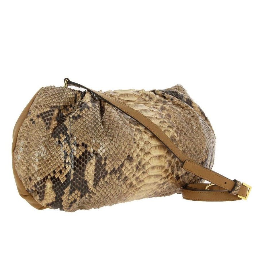 Damen Silvano Biagini Taschen | Silvano Biagini Clutch Pitone Camel